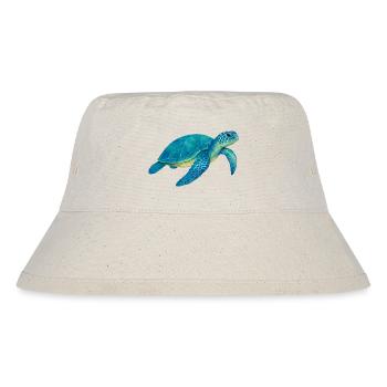 Tortue de mer bleue Aquarelle - Bob recyclé Stanley/Stella - blanc naturel - Devant