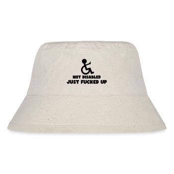 Nicht deaktiviert, einfach völlig verwirrt! # - Stanley/Stella recycelter Bucket Hat - Naturweiß - Vorne