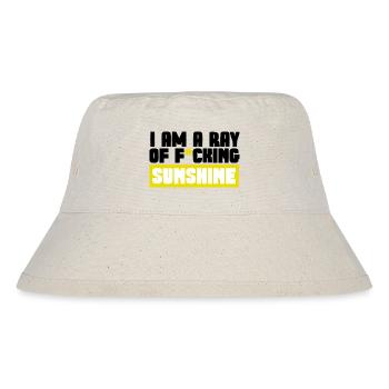 Sunshine - Stanley/Stella Recycled Bucket Hat - natural - Front