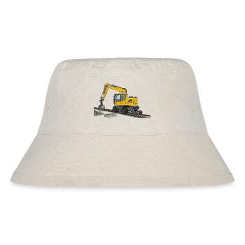 Road-rail excavator Excavator track construction - Stanley/Stella Recycled Bucket Hat - natural - Front
