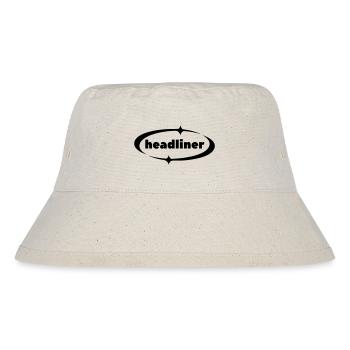 Ich bin der Headliner – Festival Main Act Tee - Stanley/Stella recycelter Bucket Hat - Naturweiß - Vorne