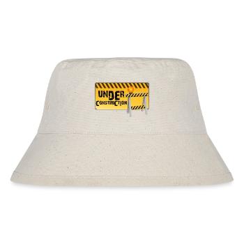 Bau - Stanley/Stella recycelter Bucket Hat - Naturweiß - Vorne