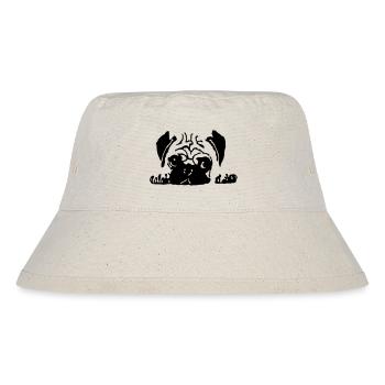 Mops - Stanley/Stella recycelter Bucket Hat - Naturweiß - Vorne