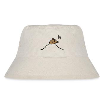 Maulwurf Maulwurfhügel - V2 - Stanley/Stella recycelter Bucket Hat - Naturweiß - Vorne