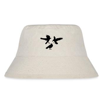 Three raven crows - Stanley/Stella Recycled Bucket Hat - natural - Front
