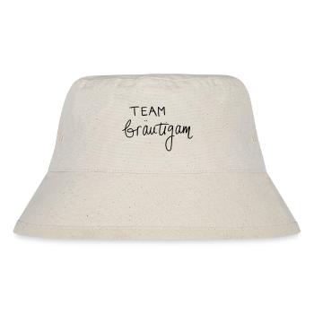 Team Bräutigam - Stanley/Stella recycelter Bucket Hat - Naturweiß - Vorne