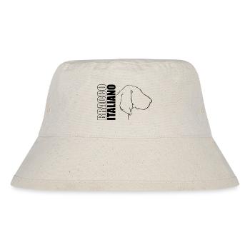 Bracco Italiano Profil Jagdhund Jagdhunde Wilsigns - Stanley/Stella recycelter Bucket Hat - Naturweiß - Vorne