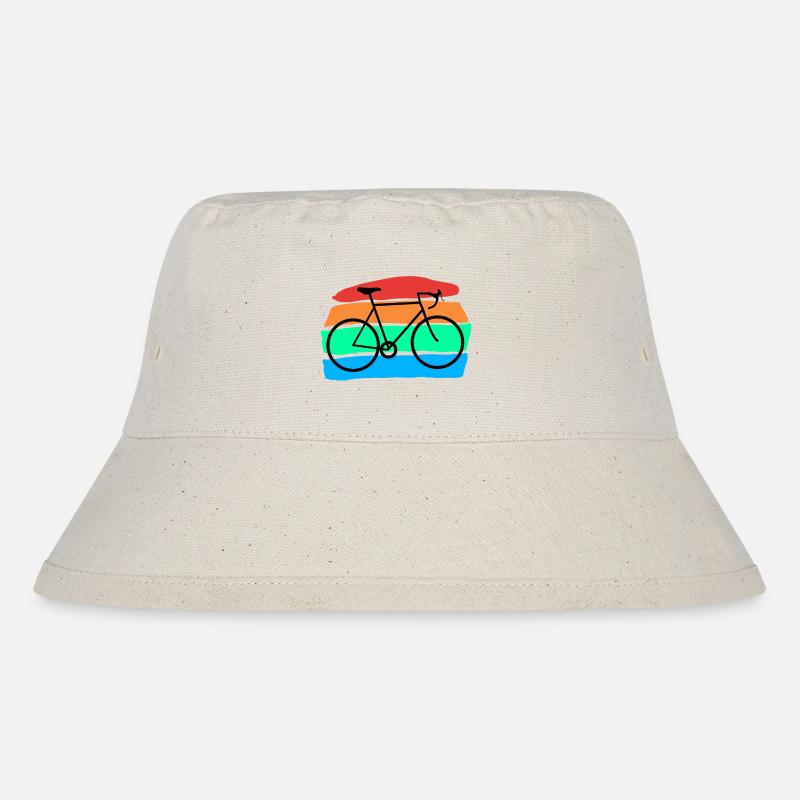 Fahrrad - Stanley/Stella recycelter Bucket Hat - Naturweiß