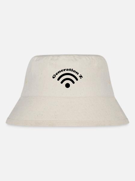 Generation Z - Wifi - Stanley/Stella Recycled Bucket Hat - natural