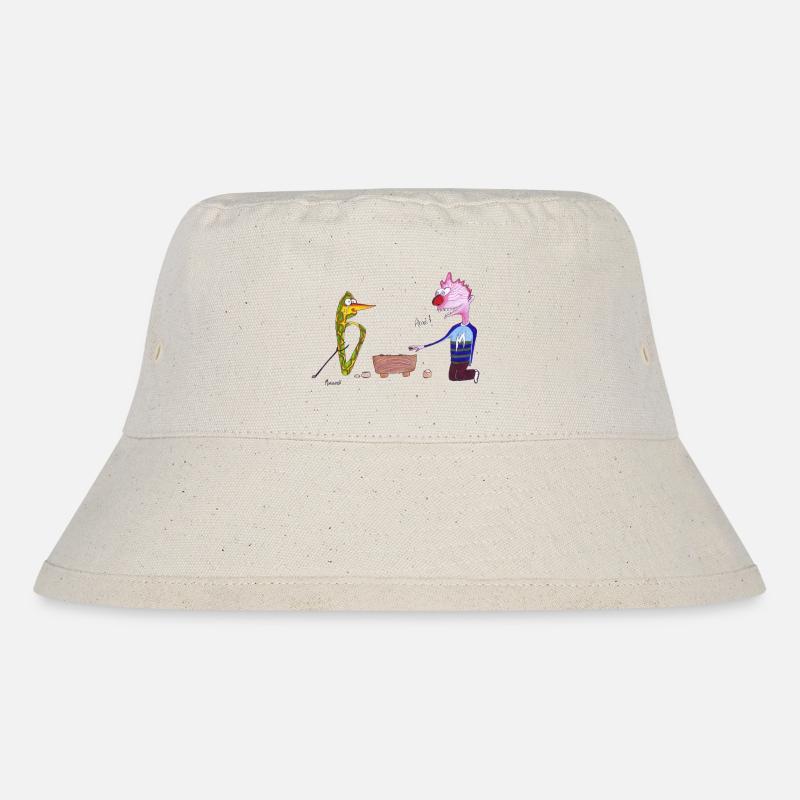 Ein grausames Spiel - Stanley/Stella recycelter Bucket Hat - Naturweiß