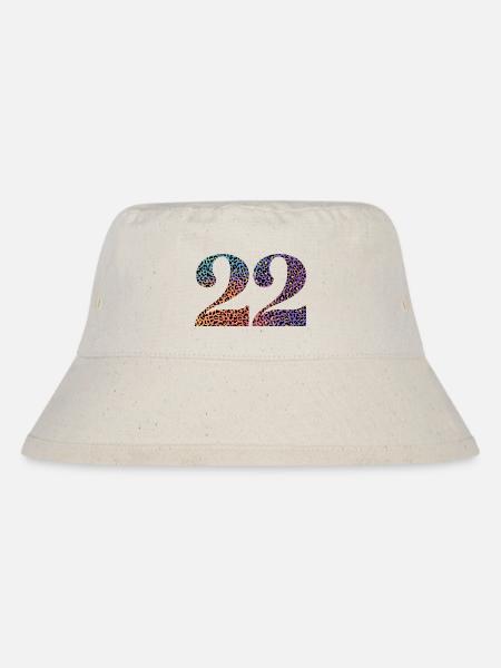 22. Geburtstag Leopard - Stanley/Stella recycelter Bucket Hat - Naturweiß