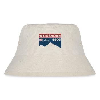 Weisshorn Valais High Altitude Tour Souvenir Mountain Guide Tour - Stanley/Stella Recycled Bucket Hat - natural - Front