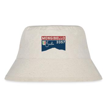 Etna Ätna Mongibello Vulkan Berg Sizilien Andenken - Stanley/Stella recycelter Bucket Hat - Naturweiß - Vorne