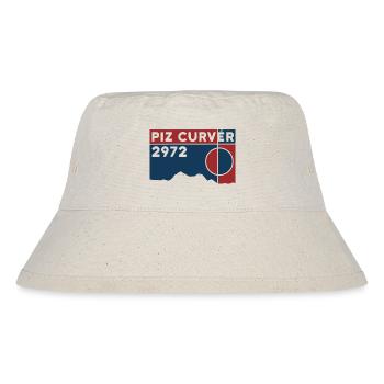 Piz Curvér Finisher Skitour Wandern Klettern - Stanley/Stella recycelter Bucket Hat - Naturweiß - Vorne