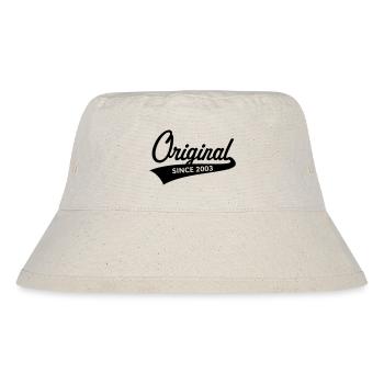 Original Since 2003 (Geburtsjahr, Geburtstag / B) - Stanley/Stella recycelter Bucket Hat - Naturweiß - Vorne