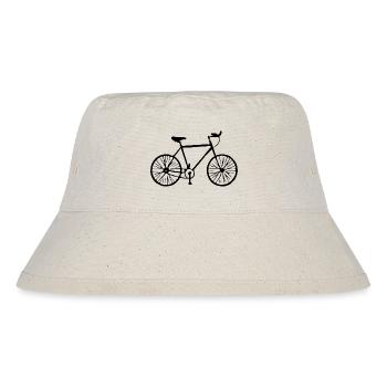 Fahrrad T-shirt Geschenk Radfahrer - Stanley/Stella recycelter Bucket Hat - Naturweiß - Vorne