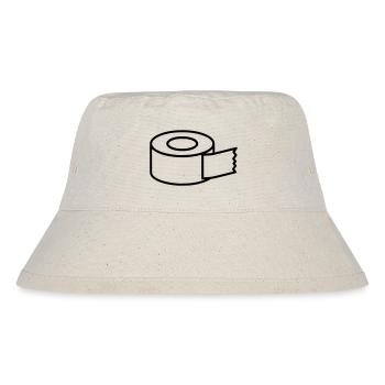 Klebeband Tape Handwerk Icon - Stanley/Stella recycelter Bucket Hat - Naturweiß - Vorne
