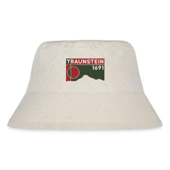 Traunstein Berg Gipfel Wanderung Wandern Andenken - Stanley/Stella recycelter Bucket Hat - Naturweiß - Vorne