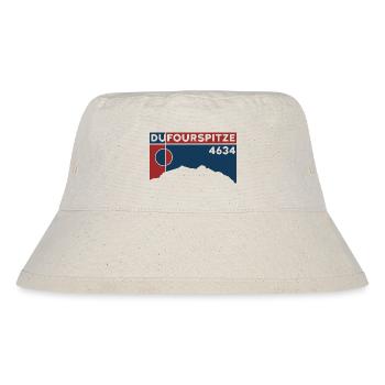 Dufourspitze Hochtour Besteigung Souvenir Andenken - Stanley/Stella recycelter Bucket Hat - Naturweiß - Vorne