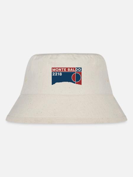 Monte Baldo Trekking Wanderung Wandern Trail - Stanley/Stella recycelter Bucket Hat - Naturweiß