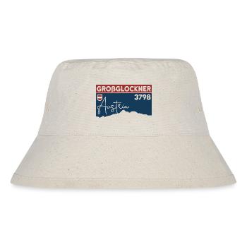 Großglockner Hohe Tauern Skitour Wandern Berglauf - Stanley/Stella recycelter Bucket Hat - Naturweiß - Vorne
