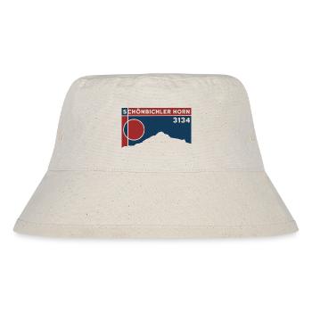 Schönbichler Horn Berg Wandern Zillertal Tirol - Stanley/Stella recycelter Bucket Hat - Naturweiß - Vorne
