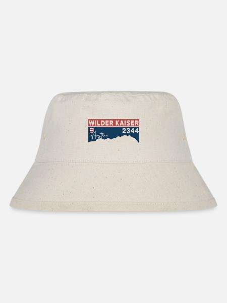 Wilder Kaiser Kaiserkrone Kitzbühel Wandern Tirol - Stanley/Stella recycelter Bucket Hat - Naturweiß