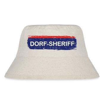 Dorf Sheriff Gendarmerie Polizei - Stanley/Stella recycelter Bucket Hat - Naturweiß - Vorne
