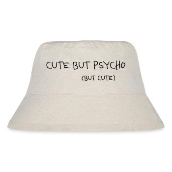 Mignon mais psychopathe mais mignon, déclaration minimale - Bob recyclé Stanley/Stella - blanc naturel - Devant