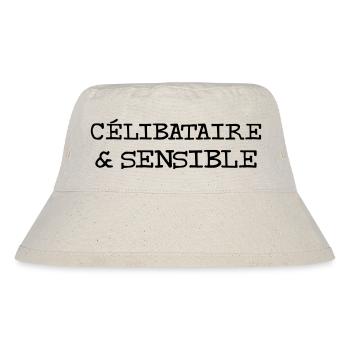 Célibataire & Sensible - Bob recyclé Stanley/Stella - blanc naturel - Devant