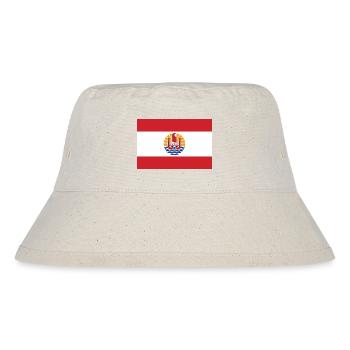 Polynésie - Stanley/Stella recycelter Bucket Hat - Naturweiß - Vorne