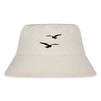fliegende moewen vogel urlaub - Stanley/Stella recycelter Bucket Hat - Naturweiß - Vorne