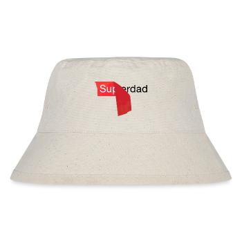 Superdad Daddy Father - Stanley/Stella Recycled Bucket Hat - natural - Front