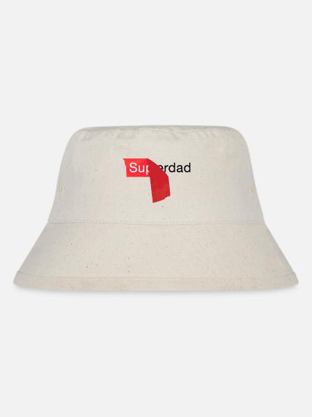 Superdad Papa Vater - Stanley/Stella recycelter Bucket Hat - Naturweiß