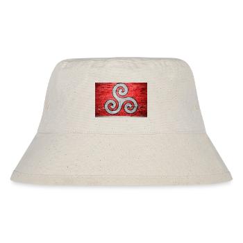 Triskele BDSM Brick Wall Graffiti - Stanley/Stella Recycled Bucket Hat - natural - Front
