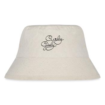 Curly Girly - Stanley/Stella recycelter Bucket Hat - Naturweiß - Vorne