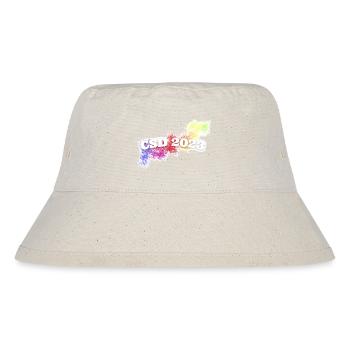 christopher street day CSD 2023 - Stanley/Stella recycelter Bucket Hat - Naturweiß - Vorne