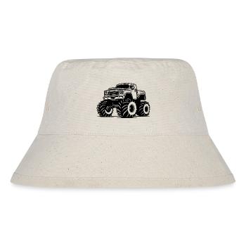 Monstertruck Monster Truck Liebhaber Fan - Stanley/Stella recycelter Bucket Hat - Naturweiß - Vorne