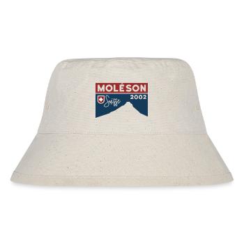 Moléson Wanderung Wandern Normalweg Souvenir - Stanley/Stella recycelter Bucket Hat - Naturweiß - Vorne