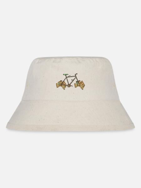 Australisches Fahrrad, Australische Karte, Aussie Fahrrad - Stanley/Stella recycelter Bucket Hat - Naturweiß