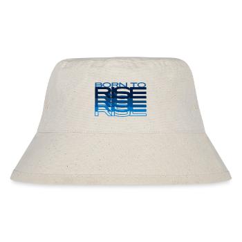 Born to rise - Stanley/Stella recycelter Bucket Hat - Naturweiß - Vorne