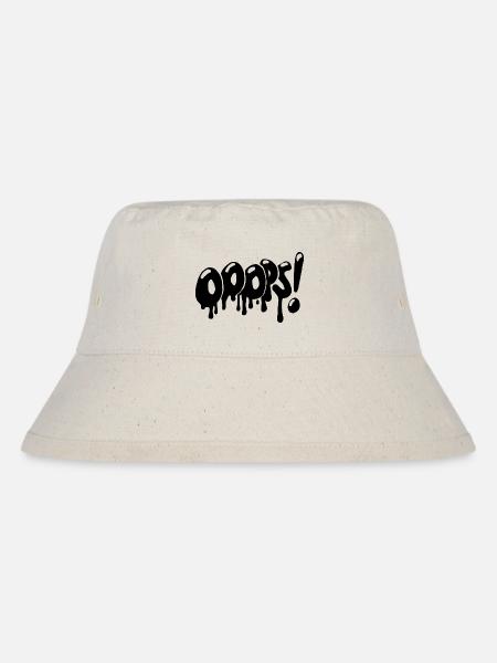 OOOPS! Graffiti Style - Stanley/Stella recycelter Bucket Hat - Naturweiß