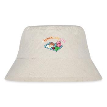 Mittagessen Schule Cafeteria Crew - Stanley/Stella recycelter Bucket Hat - Naturweiß - Vorne