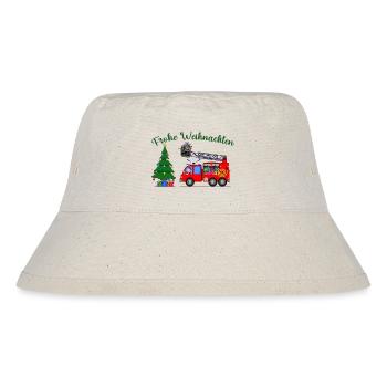 camion de pompiers Joyeux Noël Père Noël - Bob recyclé Stanley/Stella - blanc naturel - Devant