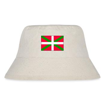 Basque Flag - Stanley/Stella Recycled Bucket Hat - natural - Front