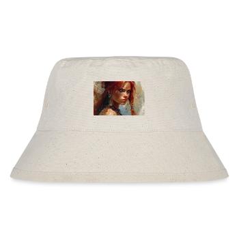 Poster Illustration Warrior Woman Red Sonja - Stanley/Stella Recycled Bucket Hat - natural - Front
