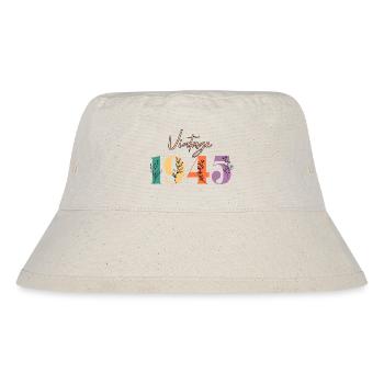 Vintage 1945 Floral - Stanley/Stella Recycled Bucket Hat - natural - Front