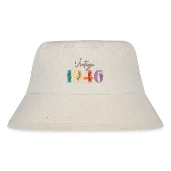 Vintage 1946 Floral - Stanley/Stella Recycled Bucket Hat - natural - Front