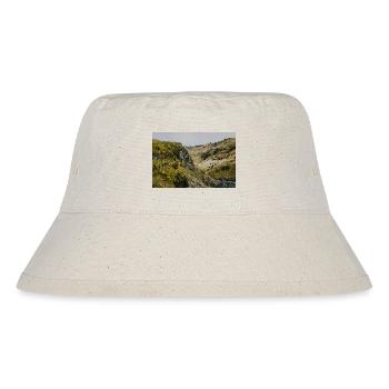 Hügelland Impression Kulisse - Stanley/Stella recycelter Bucket Hat - Naturweiß - Vorne