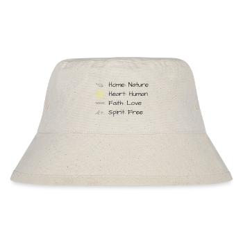 Connected to everything - Stanley/Stella Recycled Bucket Hat - natural - Front